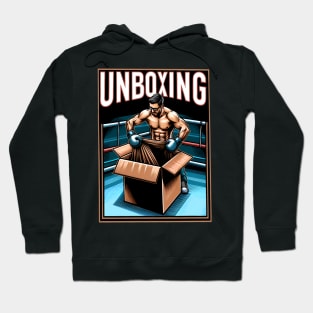 Funny Boxing - Unboxing - Social Media Content Contact Sport Hoodie